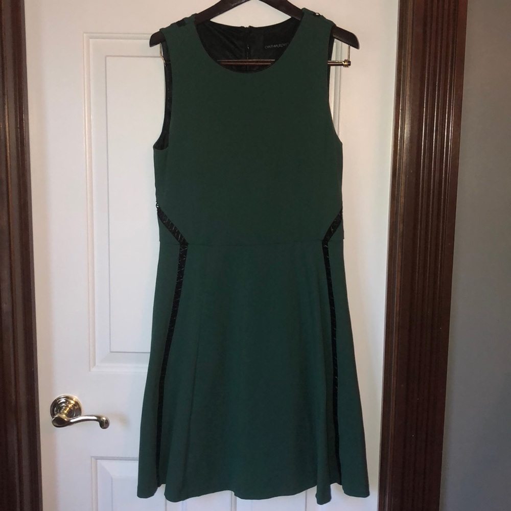 Forest green Cynthia Rowley dress